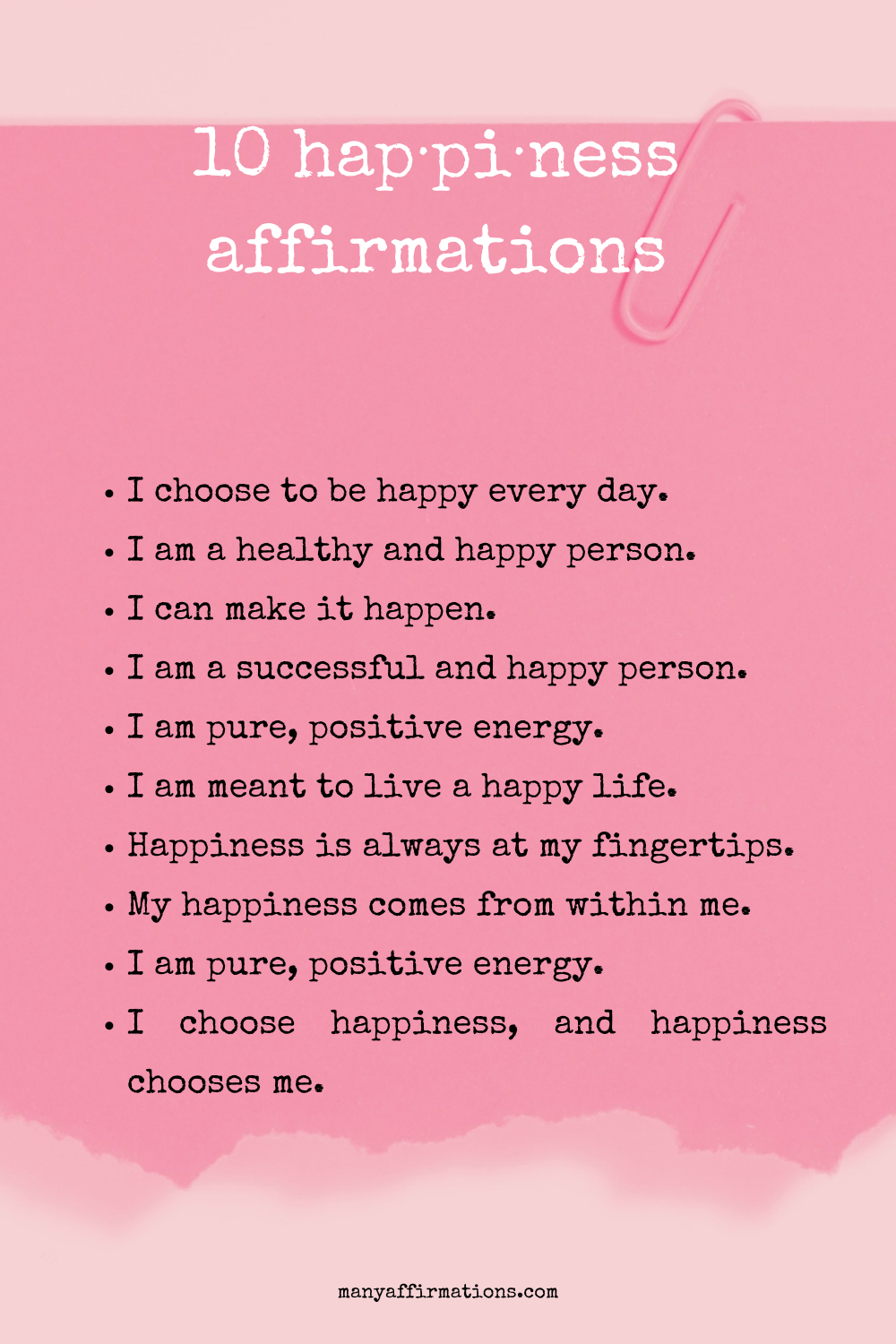 affirmations pin